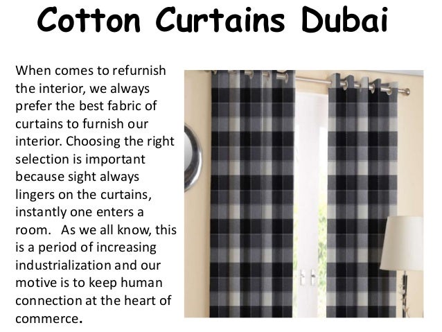 Best Cotton Curtains Dubai