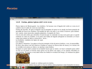 Recetas 
 