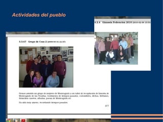 Actividades del pueblo 
 
