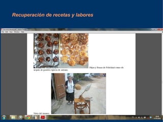 Recuperación de recetas y labores 
 