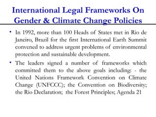 Gender and climate change adaptation | PPT