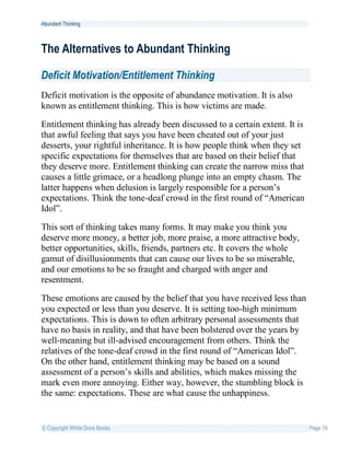 Abundant thinking | PDF