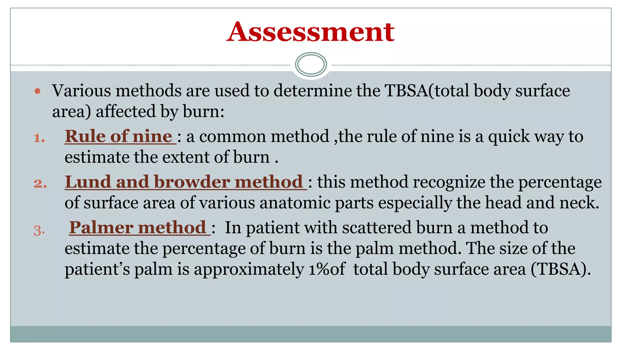 Nursing management of burn patient pptx