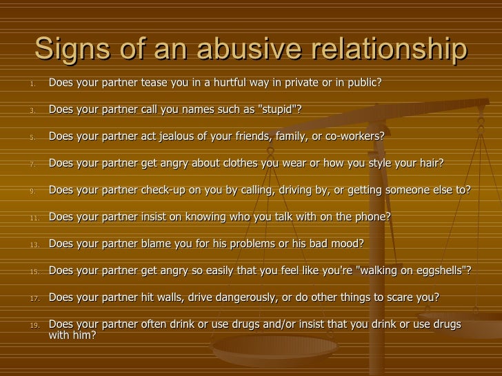 Abuse Lecture