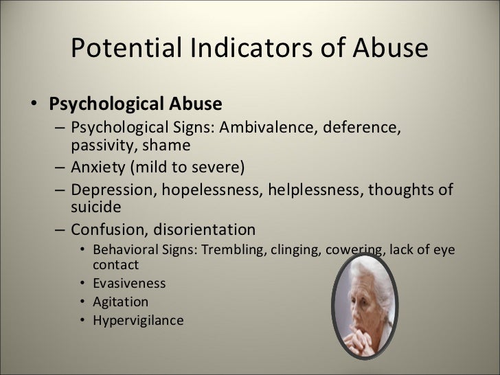 Abuse and neglect