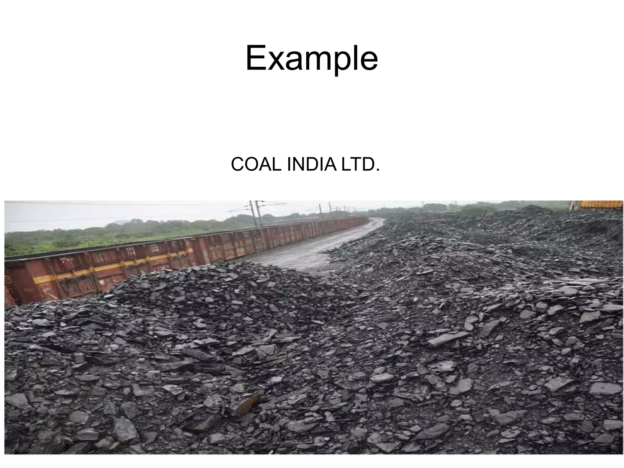 Example
COAL INDIA LTD.
 