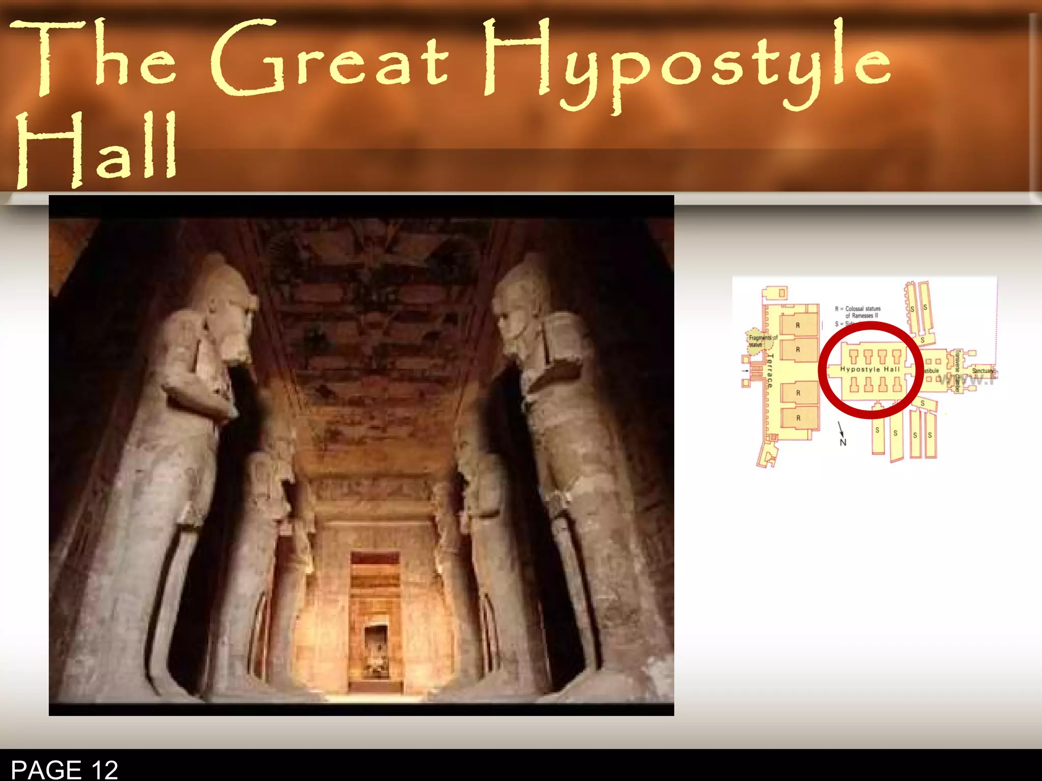 The Great Hypostyle
Hall
PAGE 12