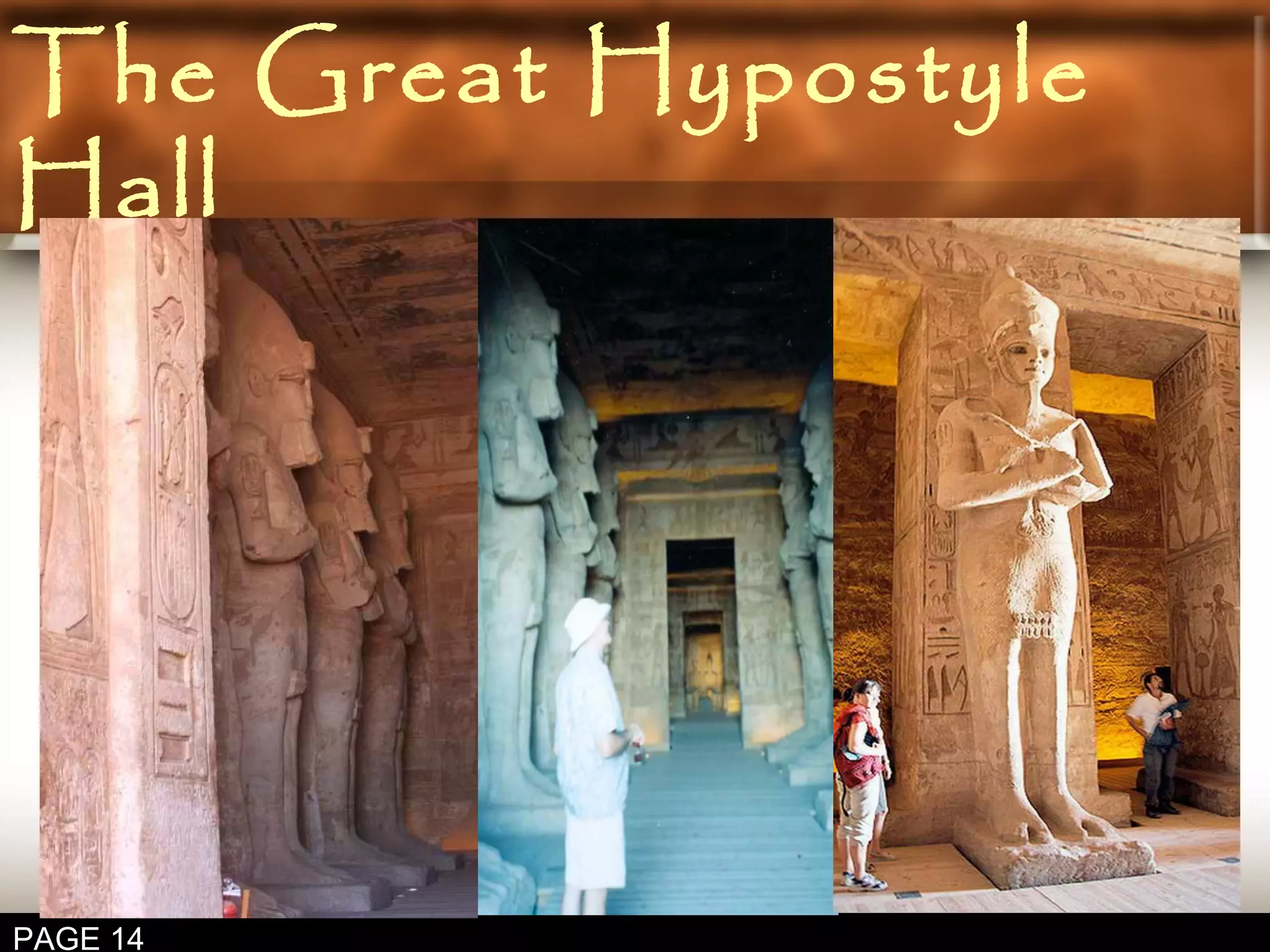 The Great Hypostyle
Hall
PAGE 14