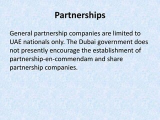 A business guide for the formation of a company in uae