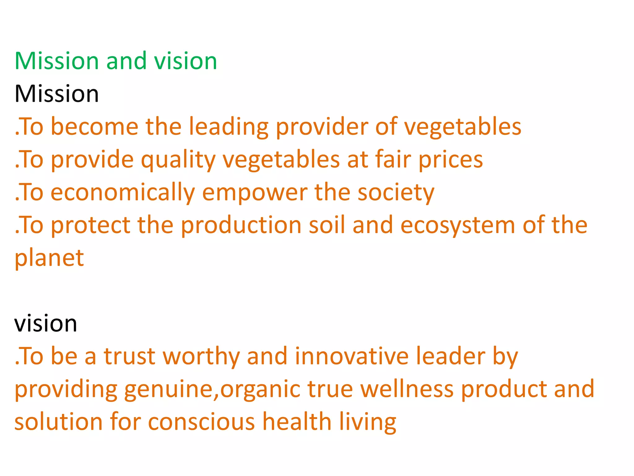 ORGANIC FARMING [BUSINESS PLAN ] | PPTX