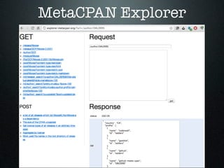 MetaCPAN Explorer
 