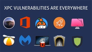 www.securing.bizwww.securing.biz
XPC VULNERABILITIES ARE EVERYWHERE
 