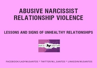 Abusive and Narcissist Relationship Violence