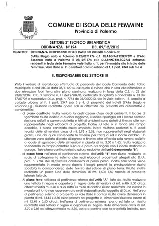 ABUSIVISMO 2015 D'ALIA TOMMASO ORDINANZA DI RIPRISTINO DELLO STATO DEI LUOGHI documento-91592