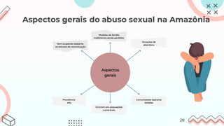 Aspectos gerais do abuso sexual na Amazônia
28
 