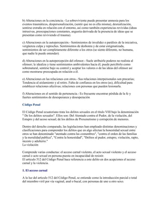 Abuso Sexual A Menores.