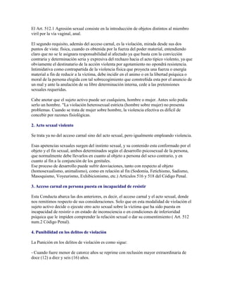 Abuso Sexual A Menores.