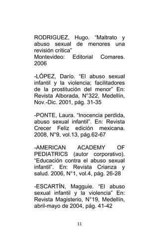 Abuso sexual infantil