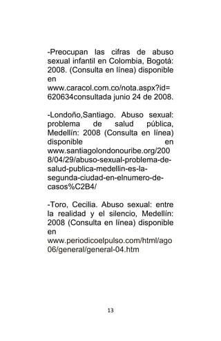 Abuso sexual infantil