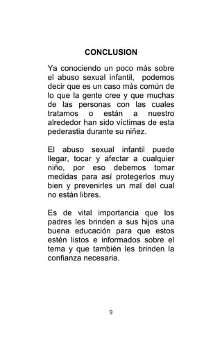 Abuso sexual infantil