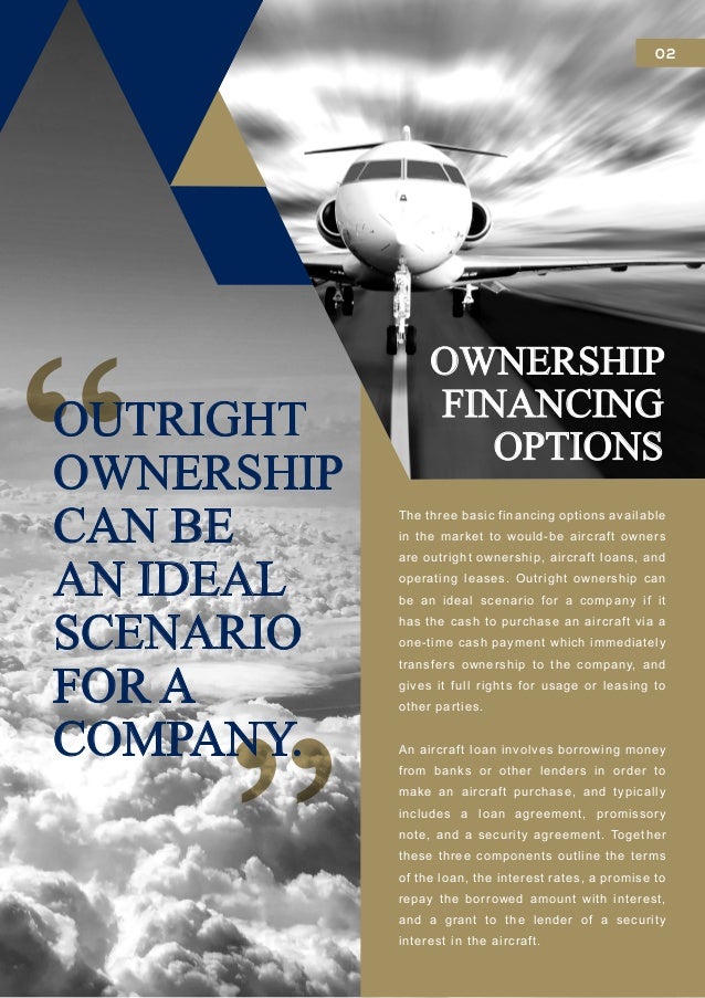 A buyer's guide to Business Aviation Aircraft Financing