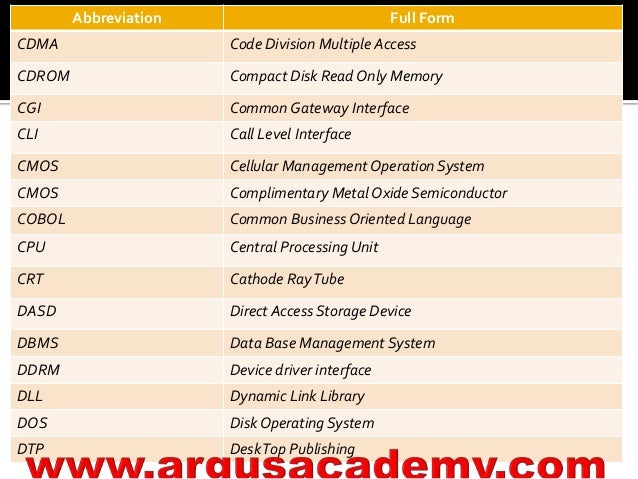 computer abvreviation dos full form