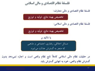‫ﻓﻠﺴﻔﮥ‬
‫ﻣﺘﻌﺎرف‬ ‫ﻣﺎﻟﯽ‬ ‫و‬ ‫اﻗﺘﺼﺎدي‬ ‫ﻧﻈﺎم‬
:
‫ﻓﻠﺴﻔﮥ‬
‫اﺳﻼﻣﯽ‬ ‫ﻣﺎﻟﯽ‬ ‫و‬ ‫اﻗﺘﺼﺎدي‬ ‫ﻧﻈﺎم‬
:
‫ﺑﺎ‬
‫ﺑﺮ‬ ‫ﺗﺎﮐﯿﺪ‬
‫در‬
‫ﺣﻘﯿﻘﺖ...