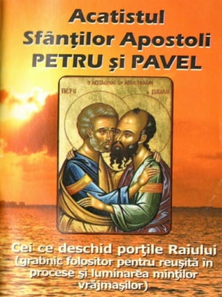 Acatistul Sfinţilor apostoli Petru şi Pavel