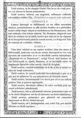 Acatistul pentru cei adormiţi, Acatistul pentru un răposat 