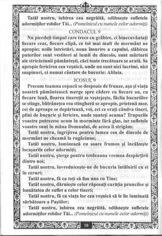 Acatistul pentru cei adormiţi, Acatistul pentru un răposat 