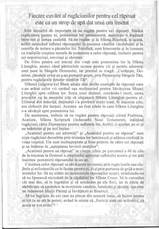 Acatistul pentru cei adormiţi, Acatistul pentru un răposat 