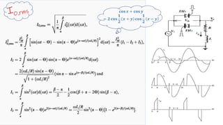 21
𝐜𝐨𝐬 𝒙 + 𝐜𝐨𝐬 𝒚
= 𝟐 𝐜𝐨𝐬
𝟏
𝟐
𝒙 + 𝒚 𝐜𝐨𝐬
𝟏
𝟐
𝒙 − 𝒚
 