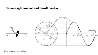 Phase Control Ac AC-AC voltage covertors (Cycloconvertors) | PPTX