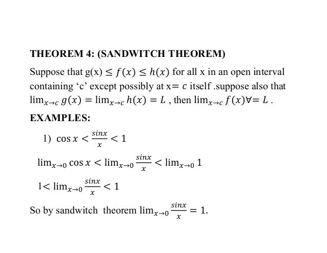 Applied Calculus: Limits of Function