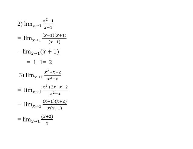 Applied Calculus: Limits of Function