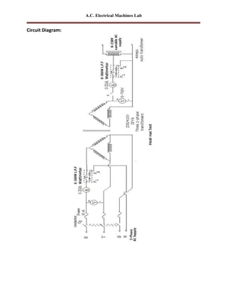 Ac machines-lab-manual | DOC