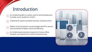 Smart Air Conditioning Systems and Future Trends | PPTX