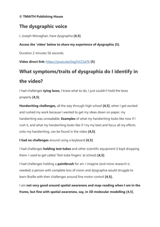 An Evidence-Based Approach to Augmentative and Alternative ... - Voice-Guided Shoelaces For Cognitive Accessibility