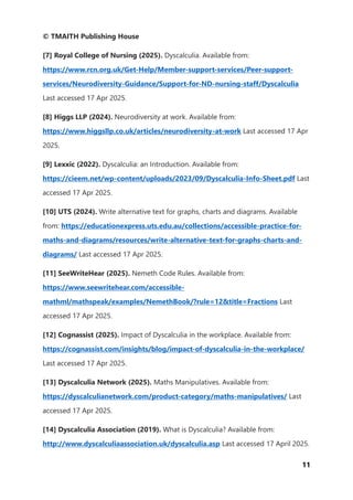 AC008a Dyscalculia [Latest guidance] 2025 07 28 v1.00