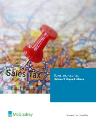 Sales and use tax
Statement of qualifications
 
