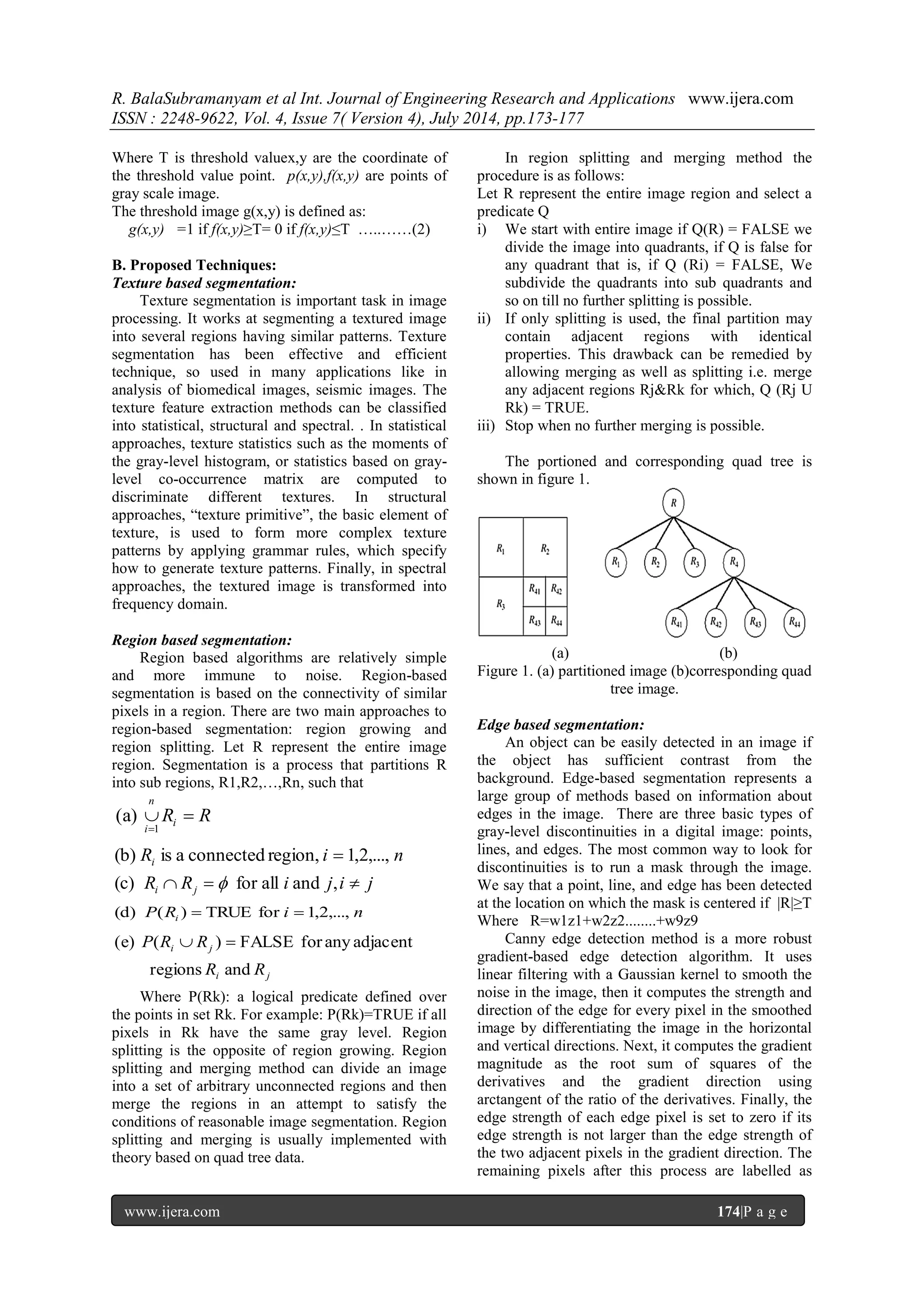 Different Image Segmentation Techniques for Dental Image Extraction | PDF