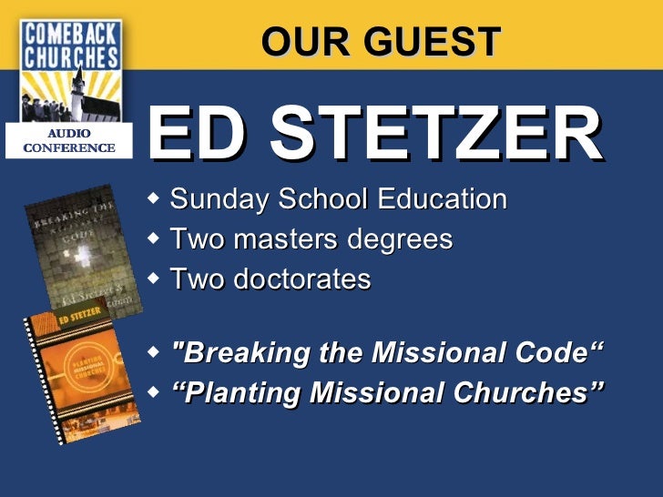 Ed stetzer masters thesis