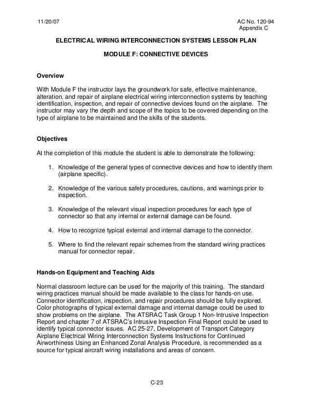 what ata chapter covers standard wiring procedures what ata chapter covers standard wiring procedures