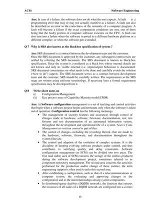 Software Engineering MCQs | PDF