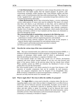 Software Engineering MCQs | PDF