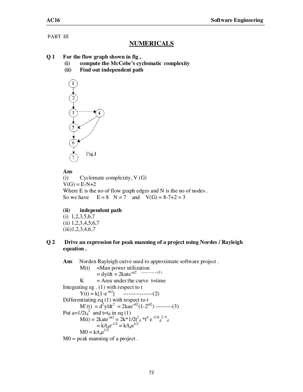 Software Engineering MCQs
