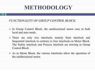 Group Control System PLC BASED AUTOMATED SYSTEM IN PROCESS INDUSTRY (Final Presentation) | PPTX