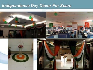 © copyright ENCORE EVENTS.
Independence Day Décor For Sears
 