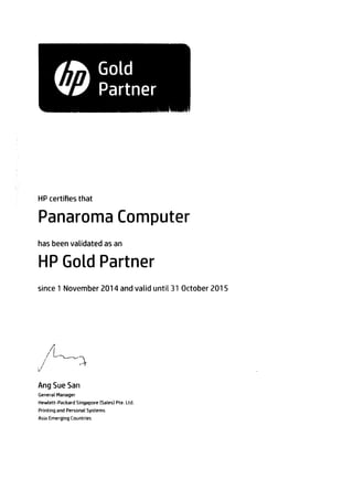 HP-Pareferred Business Partner-2015