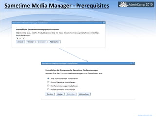 Sametime Media Manager - Prerequisites 